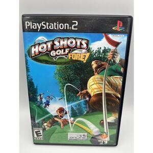 Hot Shots Golf Fore Sony PlayStation 2 Complete in Box CIB Black Label